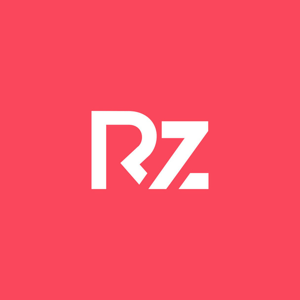 Logotipo da letra R & Z
   - Vetor, Imagem