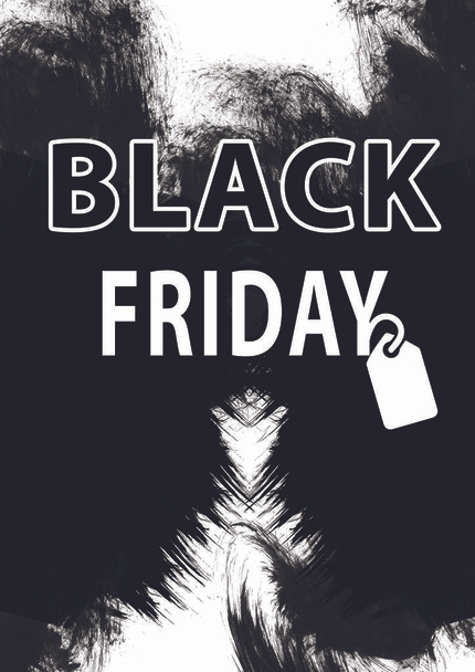 Black Friday sale - holiday shopping concept - Фото, зображення
