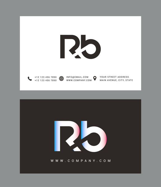 Піктограма логотипу літери R & B
 - Вектор, зображення