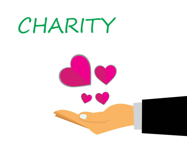 láska pro charitu - Vektor, obrázek