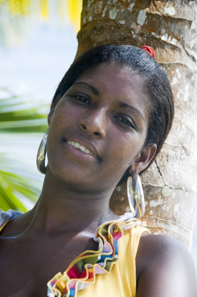natív csinos, fiatal nő nicaragua - Fotó, kép