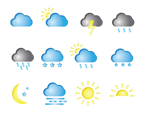 illustration icône météo
 - Vecteur, image