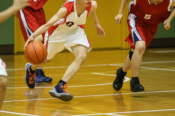 gra w koszykówkę w Japonii - Zdjęcie, obraz