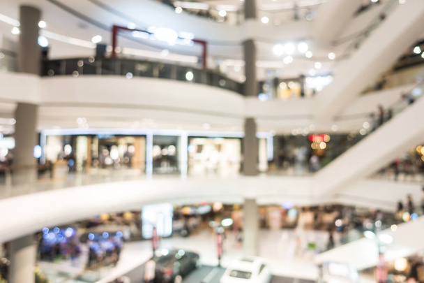 Streszczenie centrum handlowego Blur - Zdjęcie, obraz