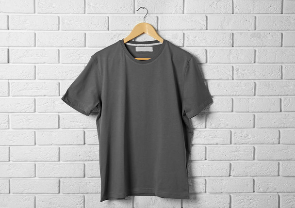 Blank grey t-shirt  - Foto, Imagen