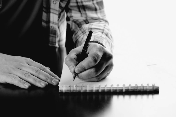Stift schreiben Hand Student - Foto, Bild