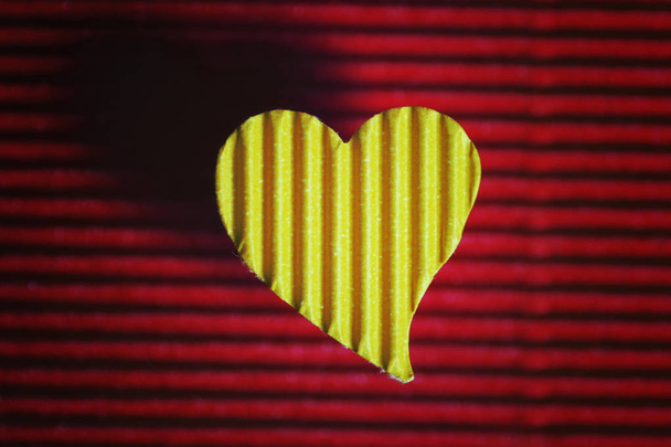 Valentine papírové srdce tvar - Fotografie, Obrázek