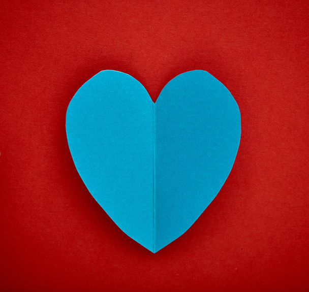 Heart shaped paper note - Photo, Image