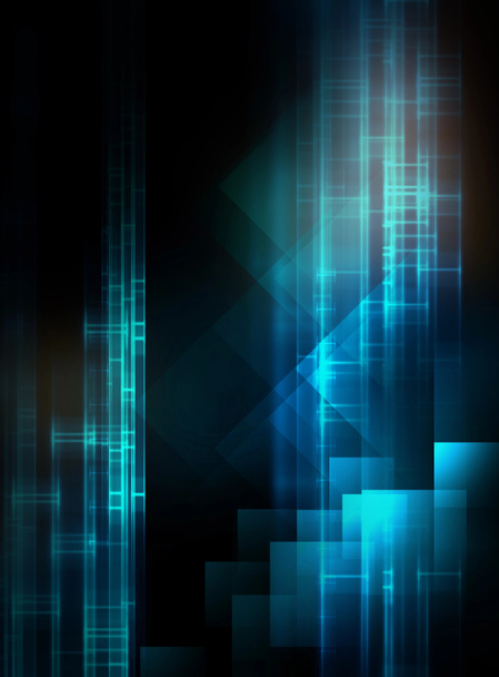 blu geometrico forma astratto tecnologia sfondo
  - Foto, immagini