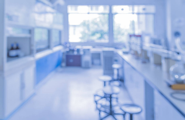 blur image of modern laboratory for pharmacy background usage . - Φωτογραφία, εικόνα