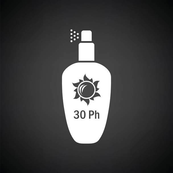 Nap védelem spray ikon - Vektor, kép