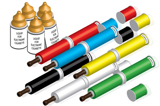 Electronic Cigarette - Vector, Image