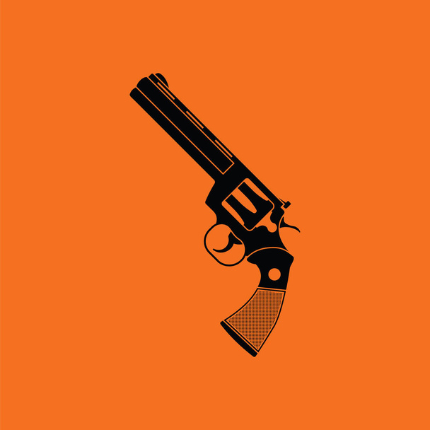 ikona zbraň revolver - Vektor, obrázek