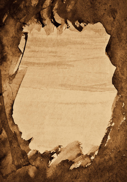 Анотація акварель на папір текстури як тла. У сепія тонну - Фото, зображення