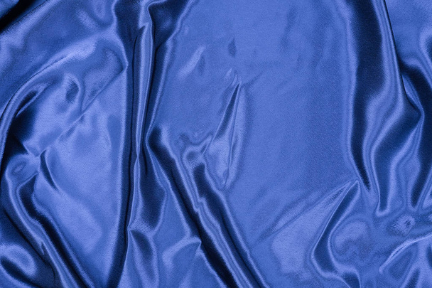 blue fabric cloth background texture - 写真・画像