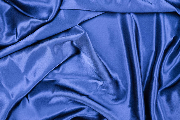blue fabric cloth background texture - Foto, Imagen