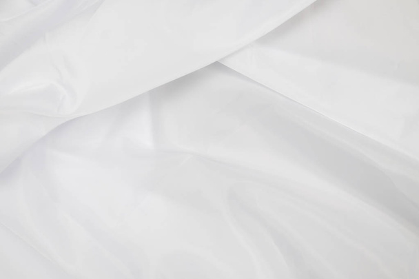 white fabric cloth background texture - Zdjęcie, obraz