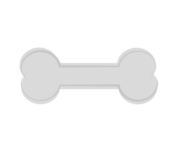csont kabalája játék elszigetelt ikon - Vektor, kép