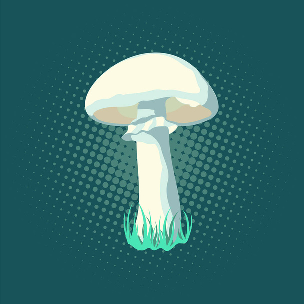 ilustracja wektorowa grzybów - Wektor, obraz