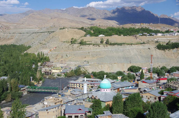 Cidade de Kargil em Ladakh, Índia
 - Foto, Imagem