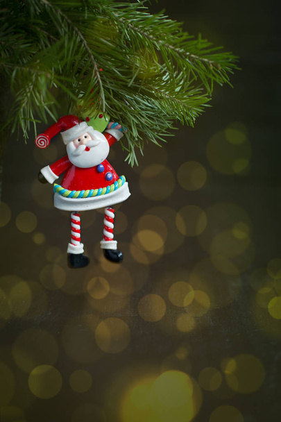 Cartão de Natal com Papai Noel - Foto, Imagem