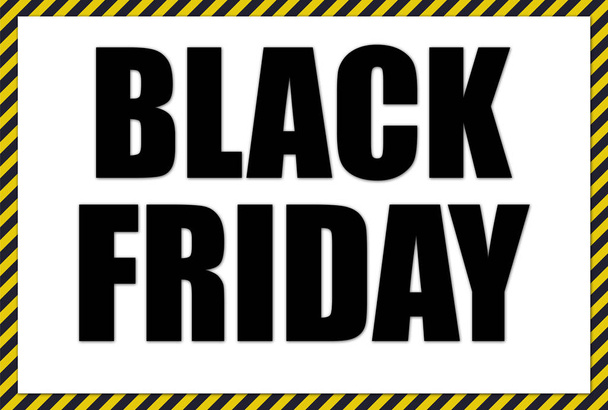 Black Friday sale poster - Photo, Image