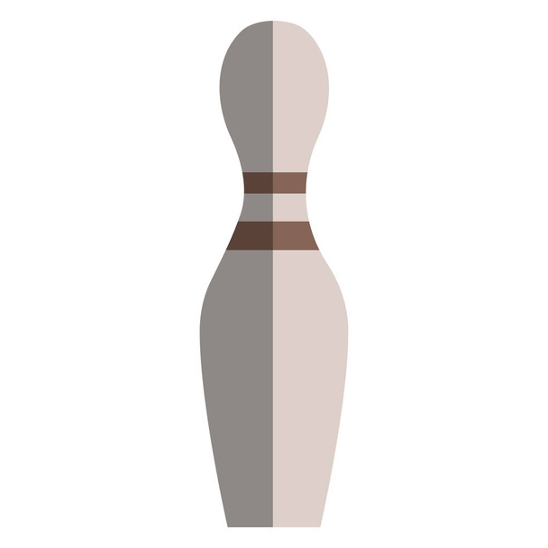 isolated bowling pin - Вектор,изображение