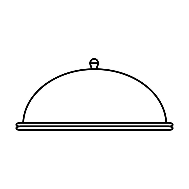 Restaurant dome Bell - Vector, Image