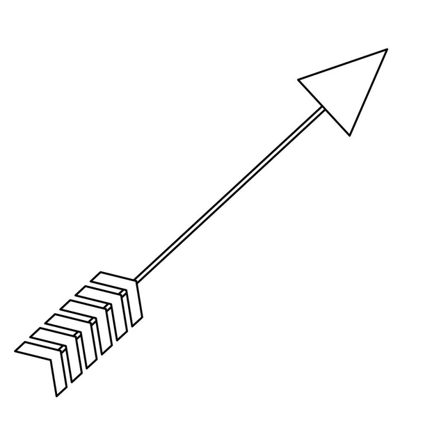 стрелка из лука изображение значка
 - Вектор,изображение