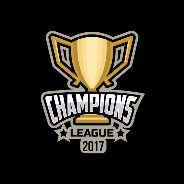 Logo de la ligue sportive des champions emblème
 - Vecteur, image