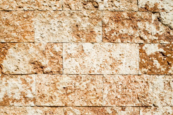 New stone wall closeup   - Fotoğraf, Görsel