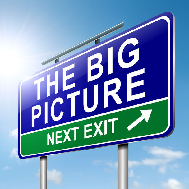 The big picture concept. - Photo, Image
