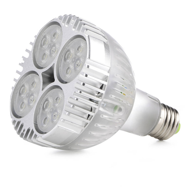 Lampada a LED isolata su sfondo bianco - Foto, immagini