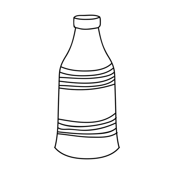 Bottle Doodle Symbolbild - Vektor, Bild