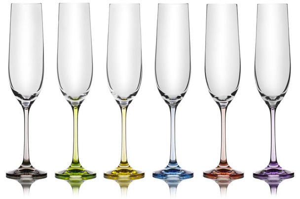 sklenice na šampaňské prázdný - Fotografie, Obrázek
