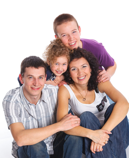 Portrait of happy family - Foto, immagini