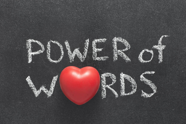 power of words heart - Photo, Image
