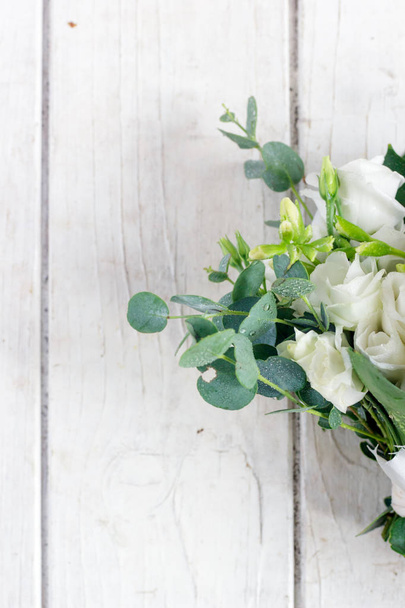krásná bílá svatební kytice - Fotografie, Obrázek