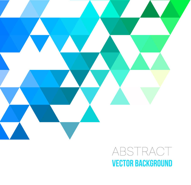 Abstract geometric background with triangles. - Vector, imagen