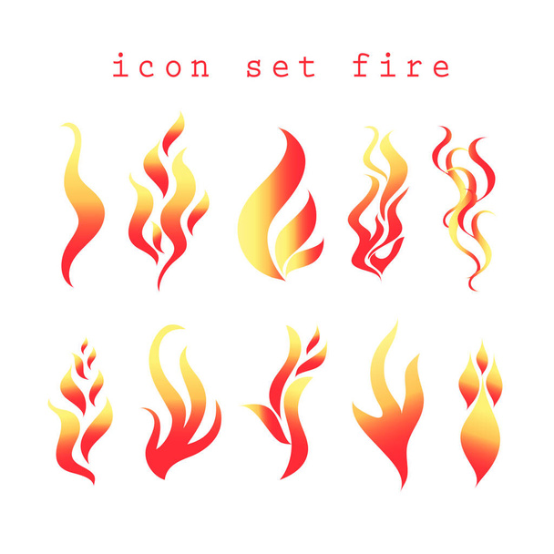 火のベクトル シンボル - ベクター画像