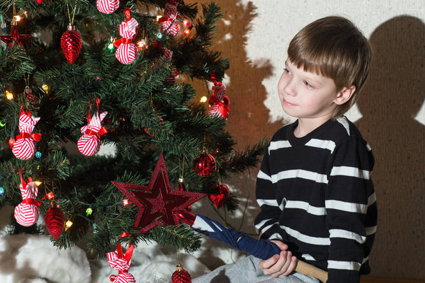 Christmas decoration on the tree - Foto, Imagem