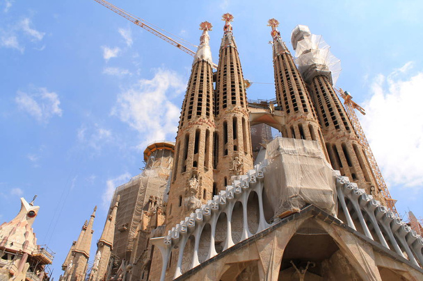 Segrada Familia in Barcelona - Foto, afbeelding