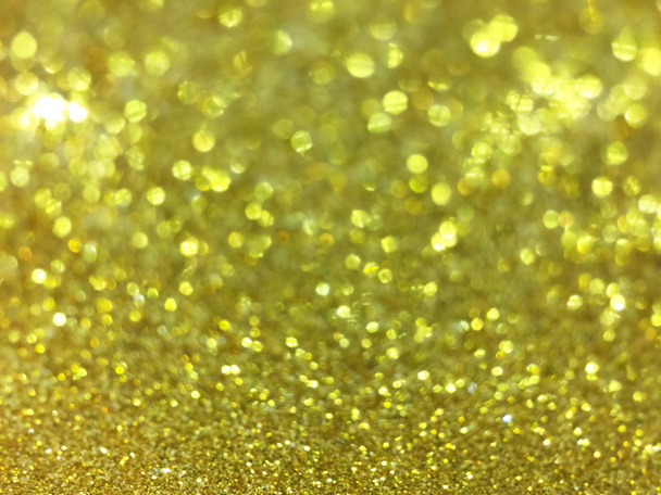 Círculos bokeh oro abstracto para el fondo de Navidad, brillo li
 - Foto, imagen