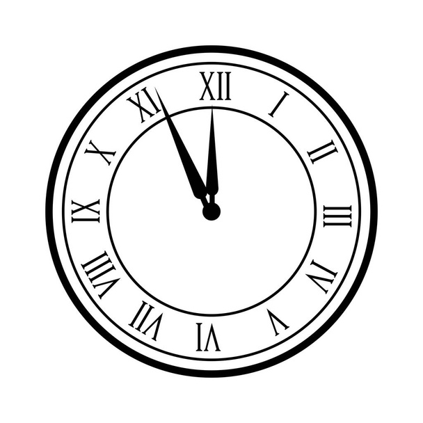 clock time icon - Vector, imagen