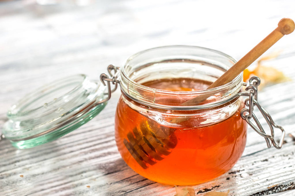Fresh organic honey - Фото, зображення