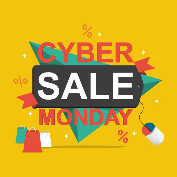 Cyber Monday sales  - Vektor, obrázek
