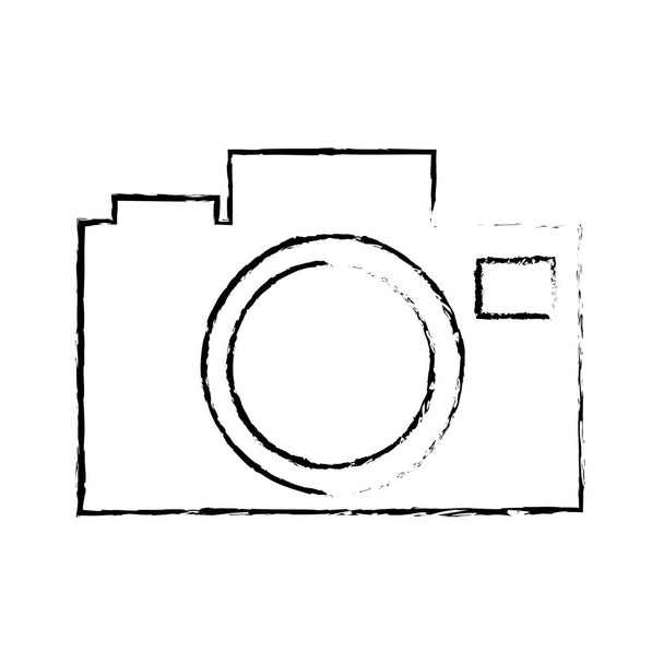 câmera fotográfica vintage
 - Vetor, Imagem