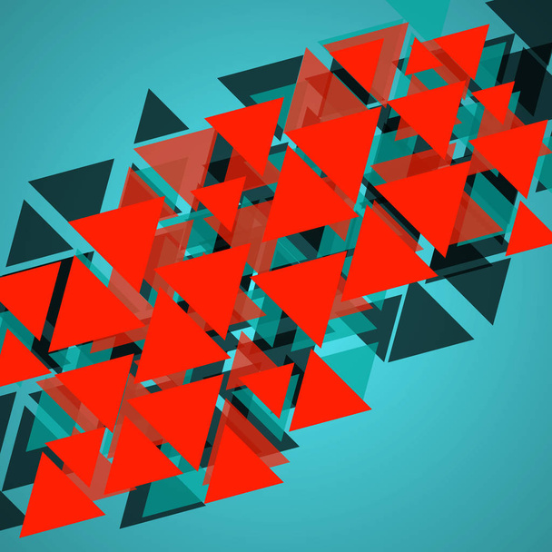 Abstract geometric background with triangles. Modern style - Vector, Image