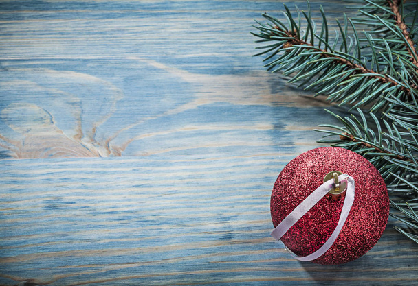 fir branch and Christmas ball - Foto, Bild