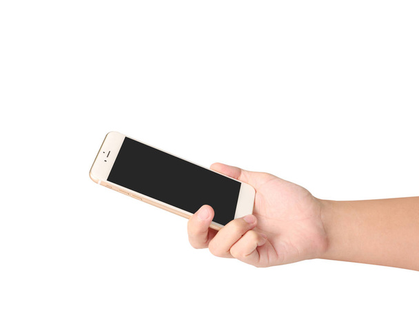  smartphone in hand - Foto, Imagem